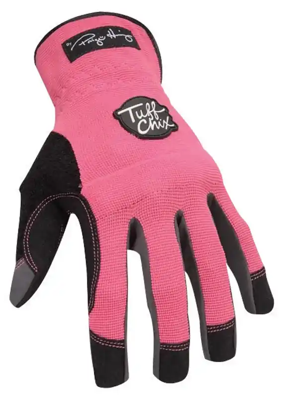 Tuff Chix Women‘s Work Gloves Pink Medium Tcx-23-m