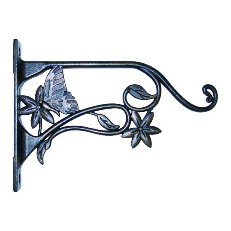 Panacea Bronze Steel 9 In. H Butterfly Plant Hook 1 Pk