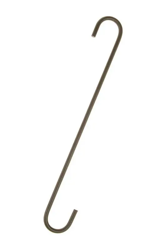 Panacea Black Steel 12 In. H S-Hook Extender Hook 1 Pk
