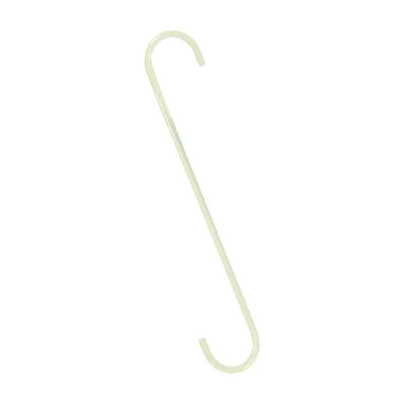 Panacea White Steel 12 In. H S-Hook Extender Hook 1 Pk