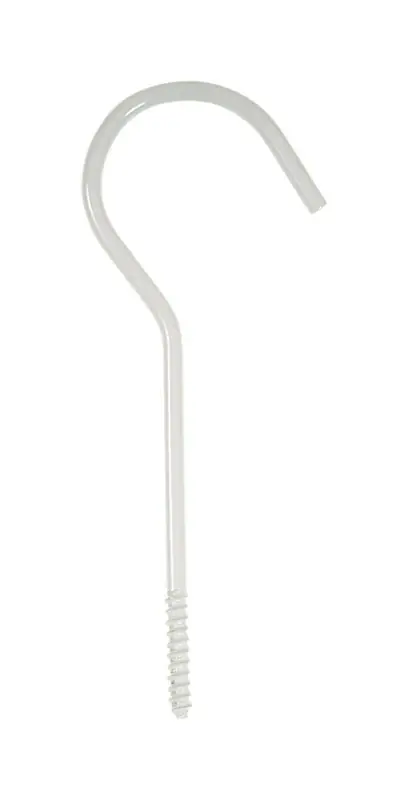 Panacea White Steel 6 In. H Sturdy Plant Hook 1 Pk