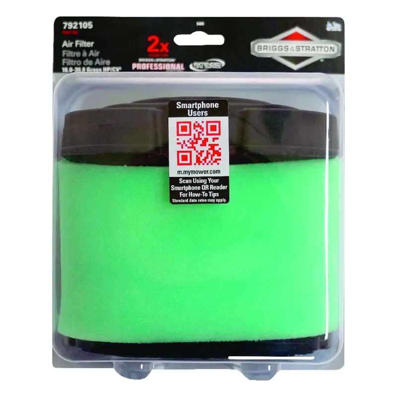 Lawn Tractor Air Filter Cartridge With Pre-Cleaner