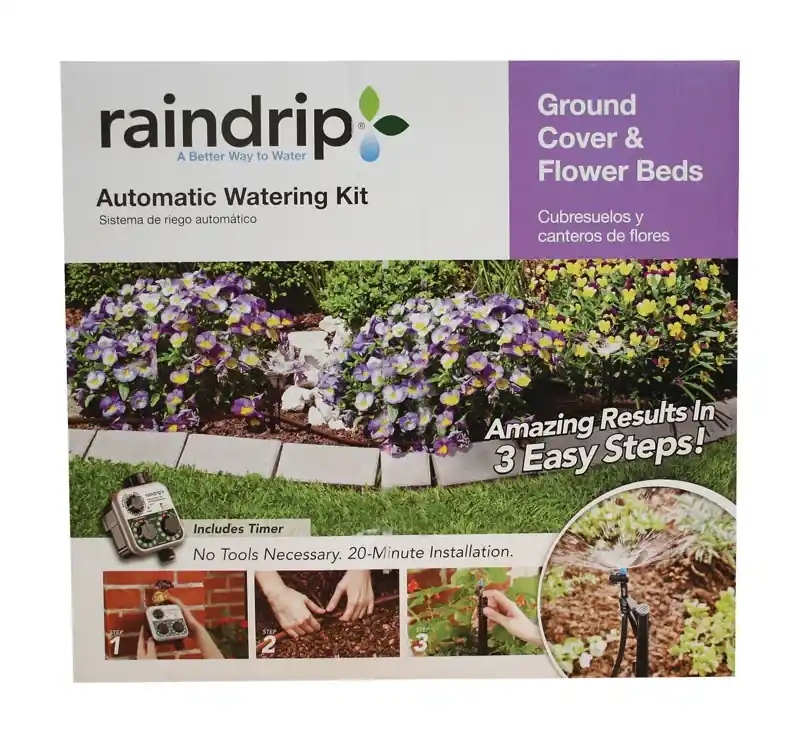 Ground Cover & Flowerbed Watering Kit With Timer