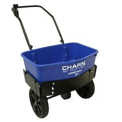 80028 70-pound Capacity Ice Melt Spreader For Residential Use