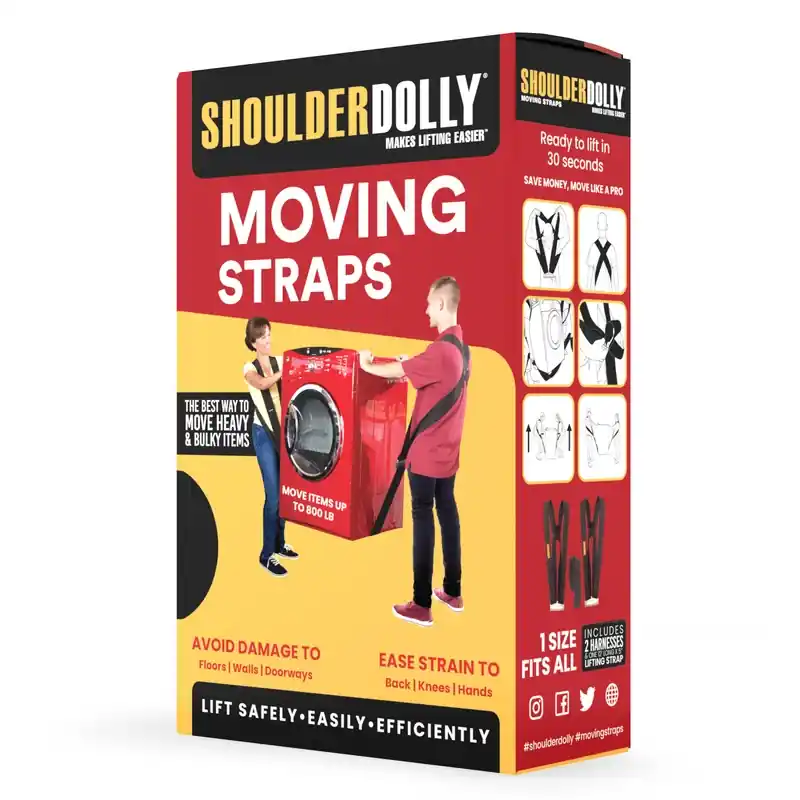 Ld2001 Moving Straps For Heavy Lifting - Supports Up To 800 Pounds