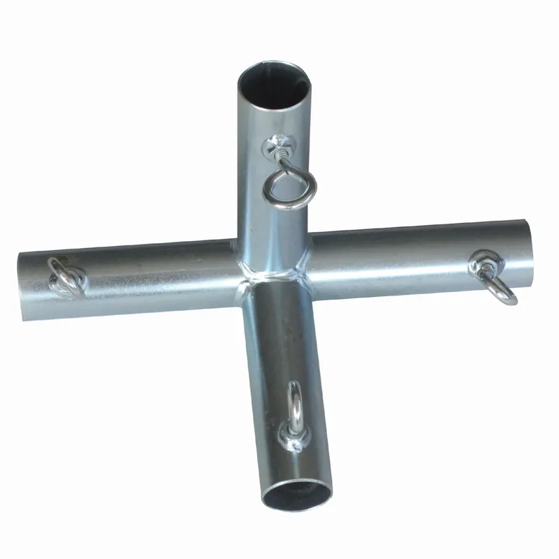 1 In. Round X 1 In. Dia. Galvanized Carbon Steel Connector 10 In. Length