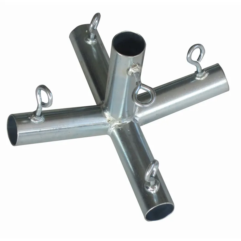 3/4 In. Round Galvanized Carbon Steel Connector 10 In. Length