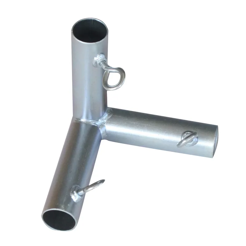1 In. Round X 1 In. Dia. X 5.9 In. L Galvanized Carbon Steel Connector