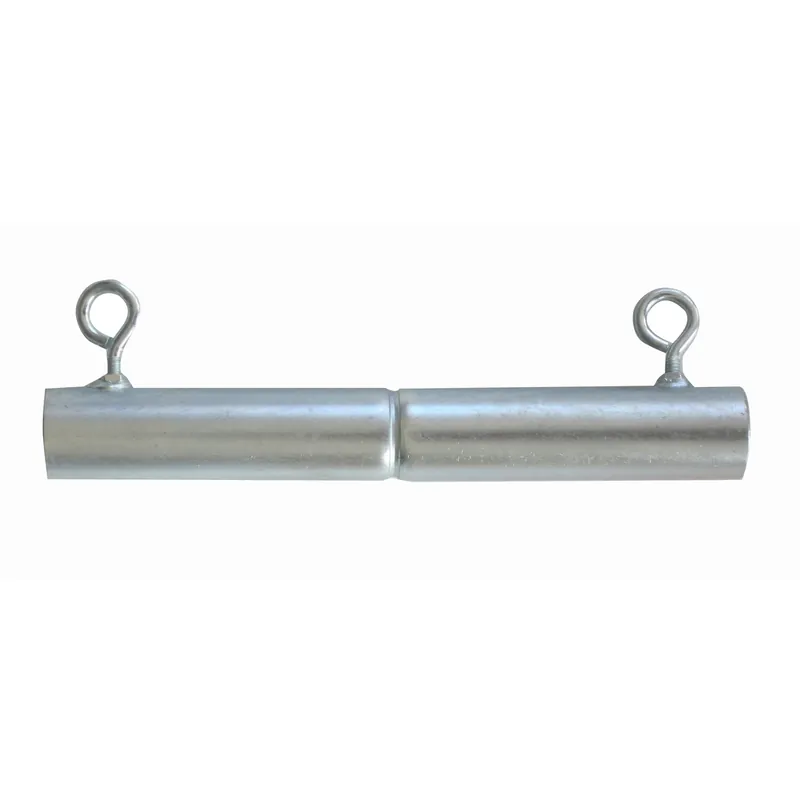 1 In. Round X 1 In. Dia. Galvanized Carbon Steel Connector 10 In. L
