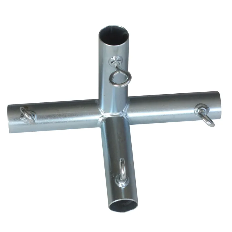 1 In. Round X 1 In. Dia. X 10 In. L Galvanized Carbon Steel Connector