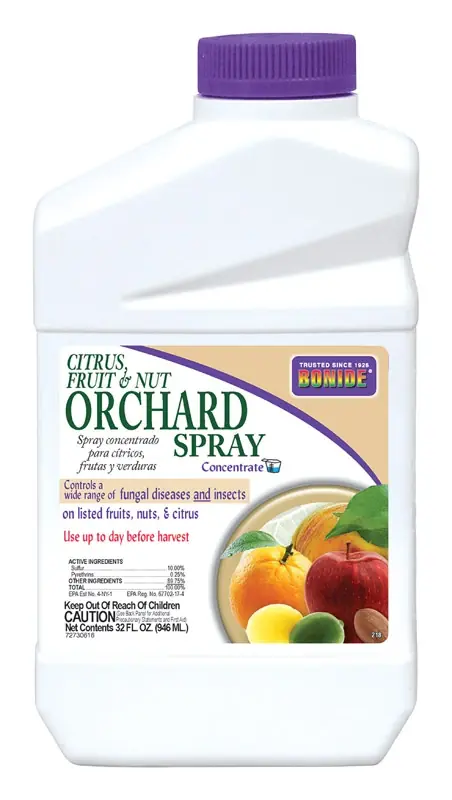 Captain Jack‘s Citrus, Fruit & Nut Orchard Spray, Multi-Purpose Fungicide, Insecticide And Miticide, 32 Oz. Concentrate