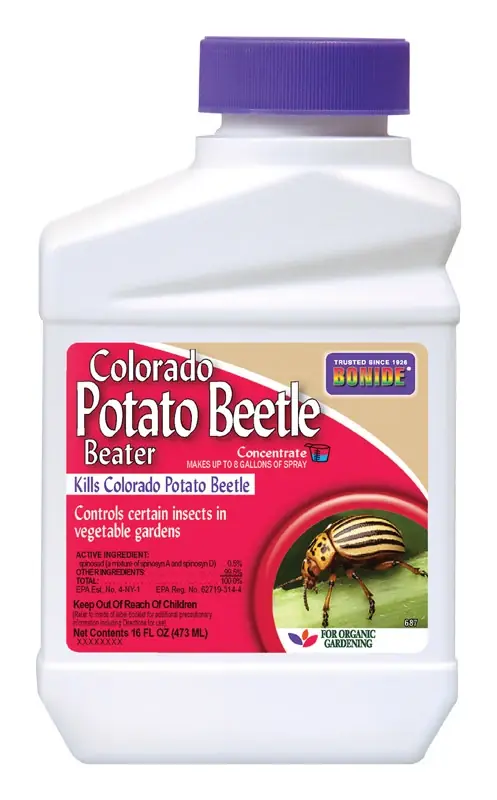 Colorado Potato Beetle Beater Organic Insect Killer Liquid Concentrate 16 Oz