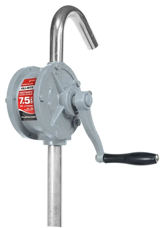 Rotary Hand Pump, 7.5 Gallons Per 100 Revolutions