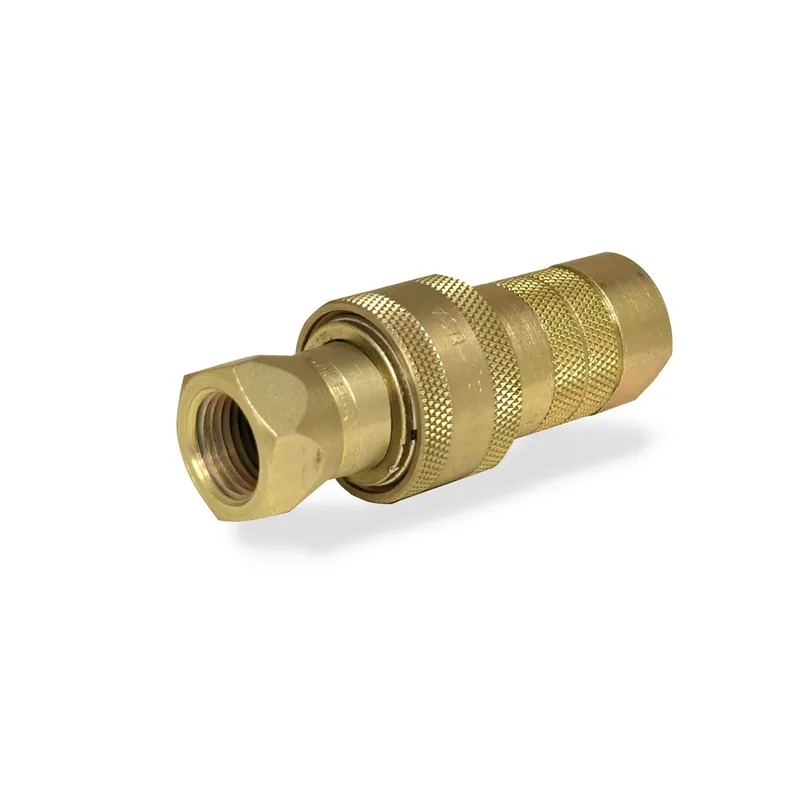 Apache Steel 1/2 In. D X 1/2 In. D Hydraulic Coupler 1 Pk