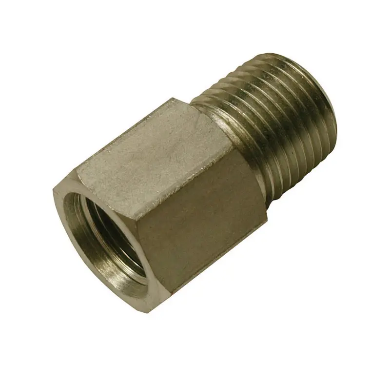 Apache Steel 1/2 In. D X 3/8 In. D Hydraulic Adapter 1 Pk