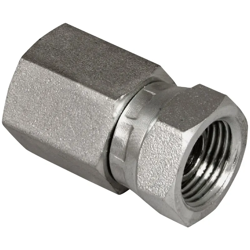 Apache Steel 3/8 In. D X 3/8 In. D Hydraulic Adapter 1 Pk