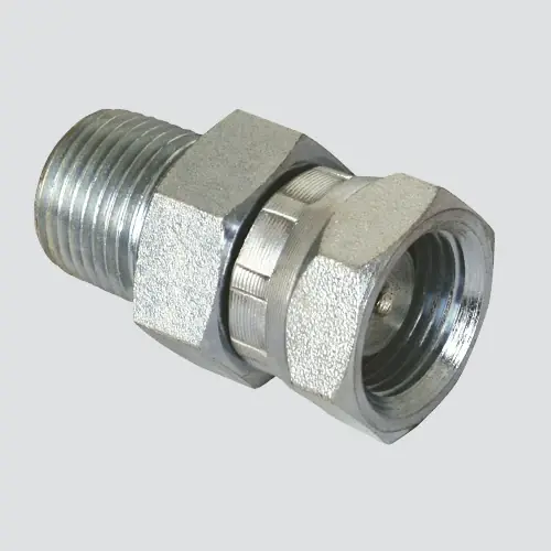 Apache Steel 1/2 In. D X 1/2 In. D Hydraulic Adapter 1 Pk