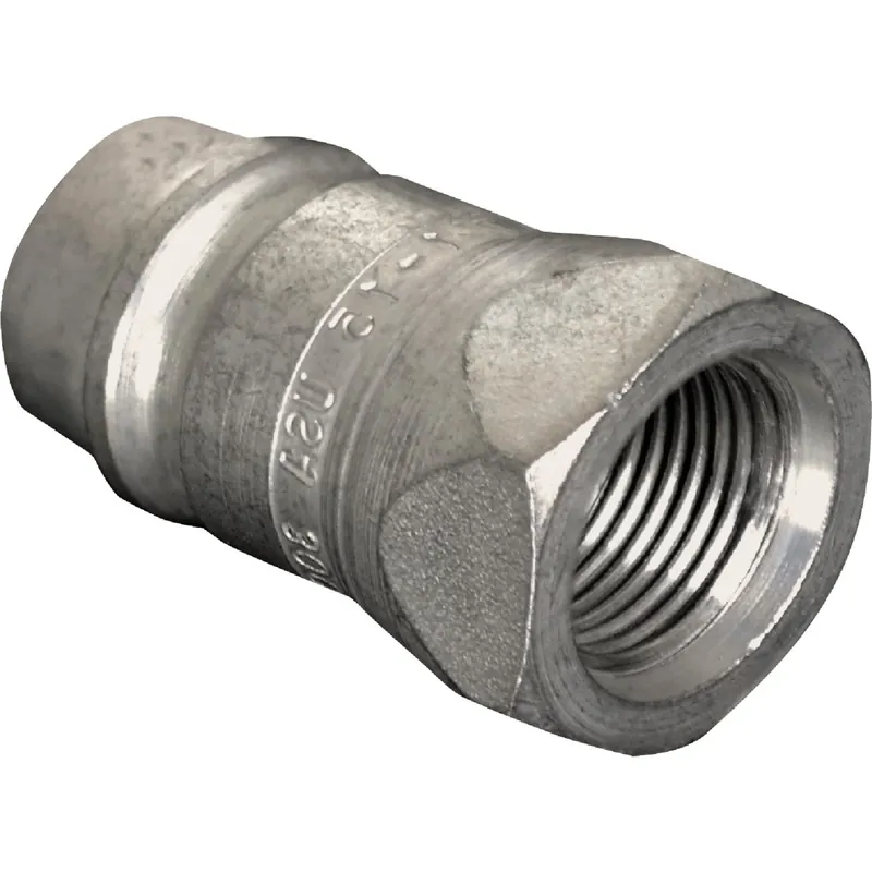 Universal Steel 1/2 In. D X 3/4 In. D Hydraulic Coupler 1 Pk