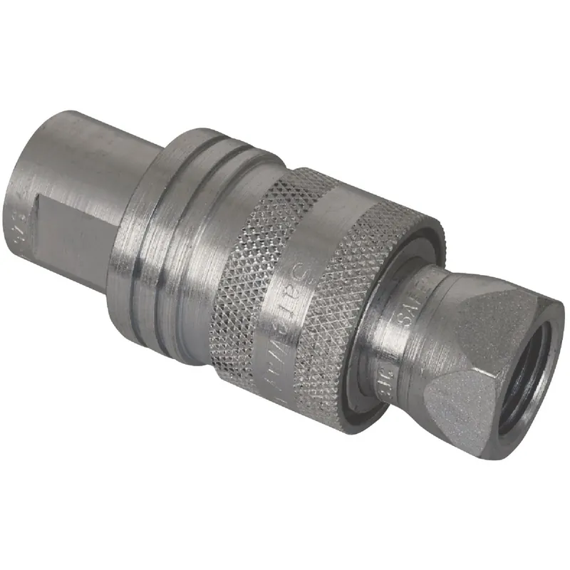 Apache Steel 1/2 In. D X 1/2 In. D Hydraulic Coupler 1 Pk