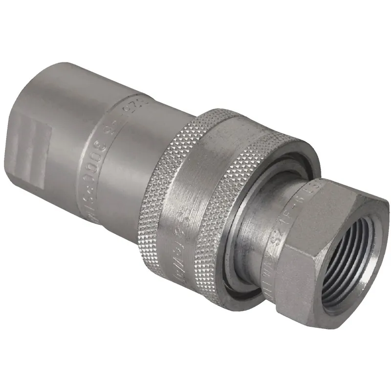 Apache Steel 1/2 In. D X 1/2 In. D Hydraulic Coupler 1 Pk