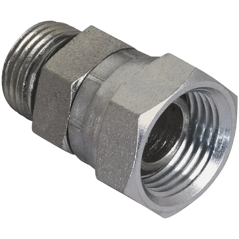 Apache Steel 1/2 In. D X 3/8 In. D Hydraulic Adapter 1 Pk