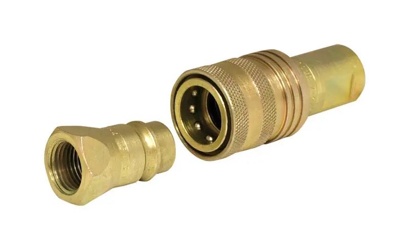 Apache Steel 1/2 In. D X 1/2 In. D Hydraulic Coupler 1 Pk