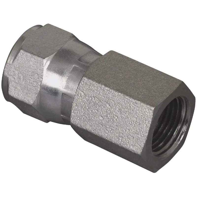 Apache Steel 1/2 In. D X 1/2 In. D Hydraulic Adapter 1 Pk