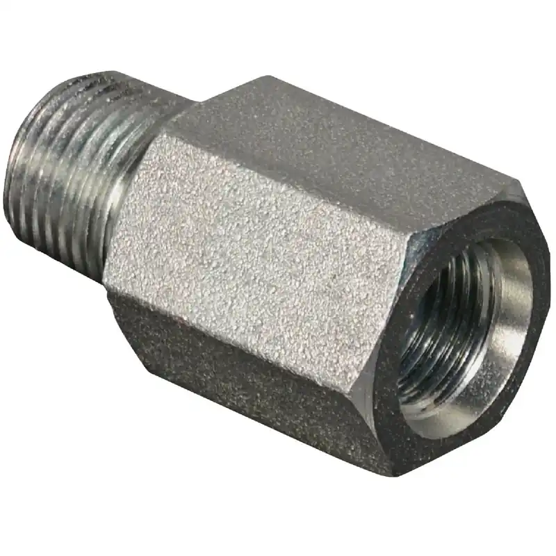 Apache Steel 1/2 In. D X 1/2 In. D Hydraulic Adapter 1 Pk