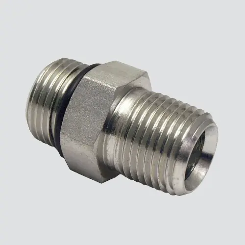 Apache Steel 1/2 In. D X 1/2 In. D Hydraulic Adapter 1 Pk