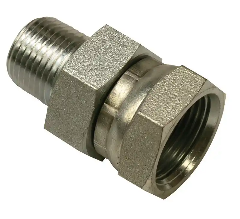 Apache Steel 1/2 In. D X 3/4 In. D Hydraulic Adapter 1 Pk