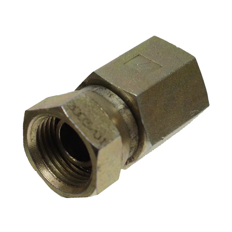Apache Steel 1/2 In. D X 3/8 In. D Hydraulic Adapter 1 Pk