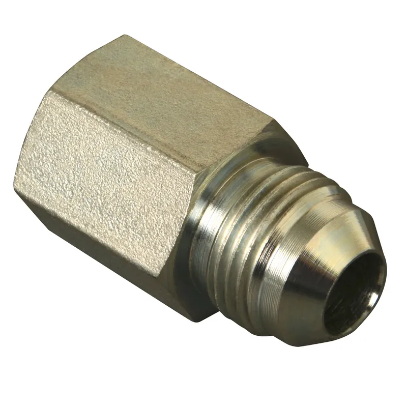Apache Steel 1/2 In. D X 3/8 In. D Hydraulic Adapter 1 Pk
