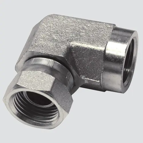 Apache Steel 1/4 In. D X 1/4 In. D Hydraulic Adapter 1 Pk