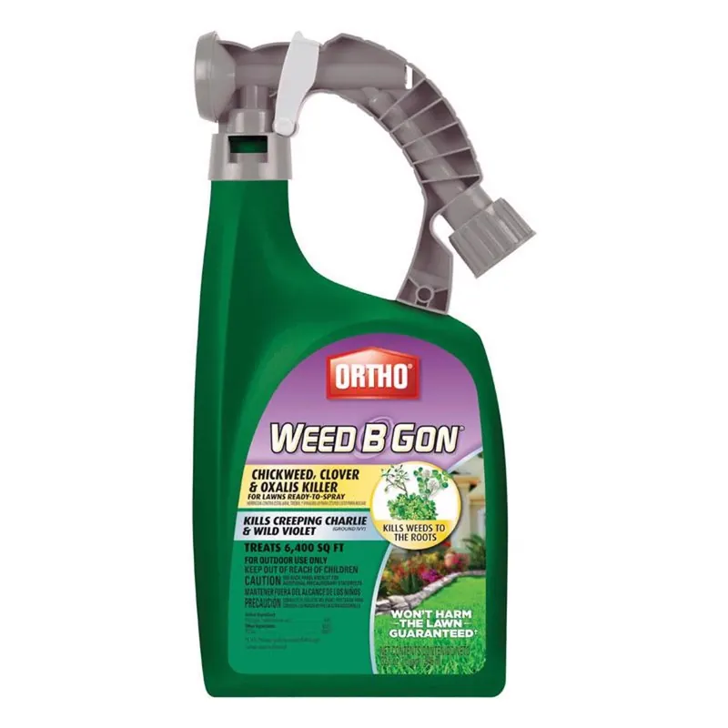 Weed B Gon Chickweed Clover And Oxalis Killer 32 Ounce Spray Concentrate