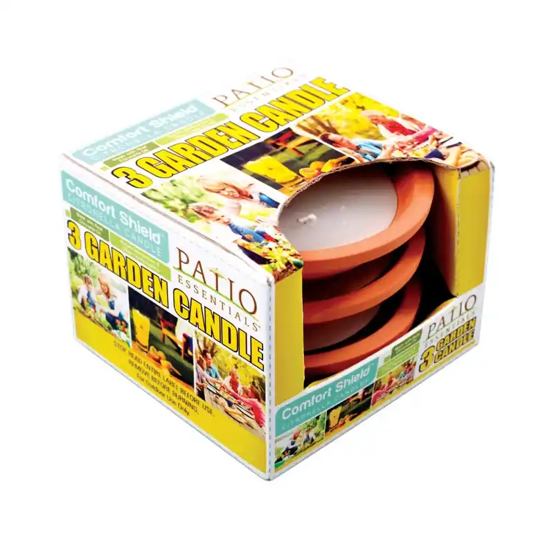 Patio Essentials Citronella Candle For Mosquitoes/Other Flying Insects 3 Oz