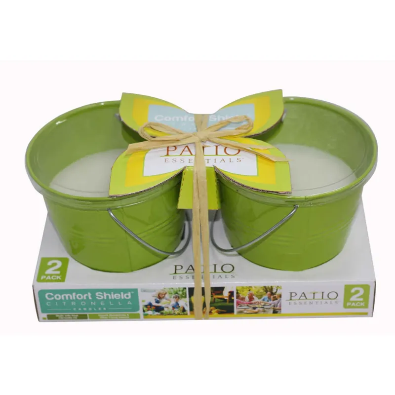 Patio Essentials Citronella Bucket Candle For Mosquitoes/Other Flying Insects 10 Oz
