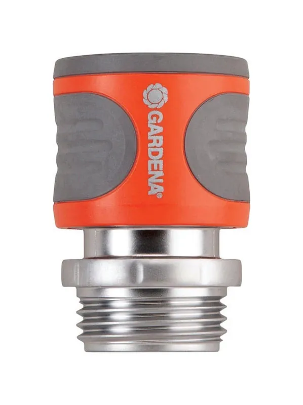 Gardena 3/4 Metal Threaded Hose Connector – Male To Female