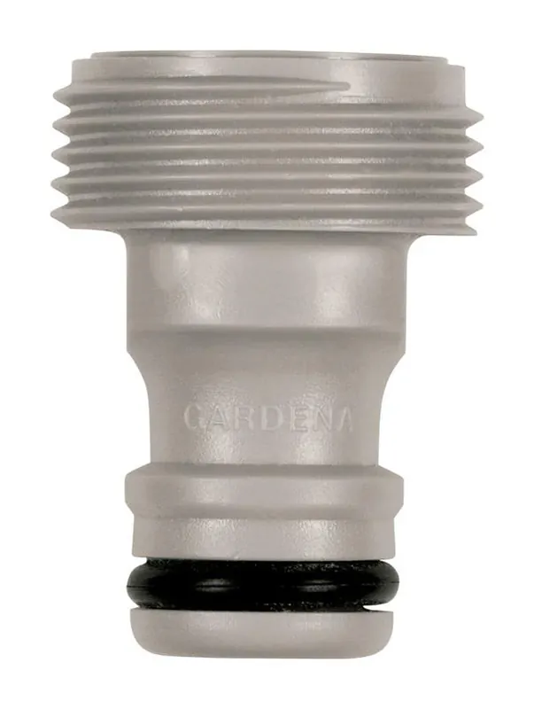 Gardena Nylon/ABS Threaded Male Hose Connector – 5/8 & 1/2 Inch
