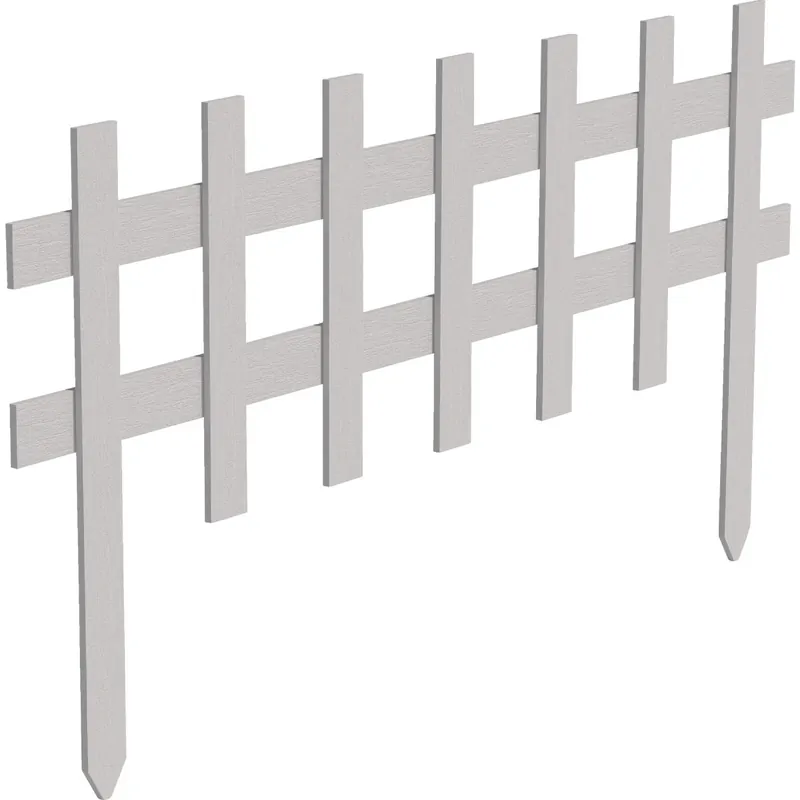 White Deluxe Cape Cod Picket Fence, 18 In. X 3 Ft.