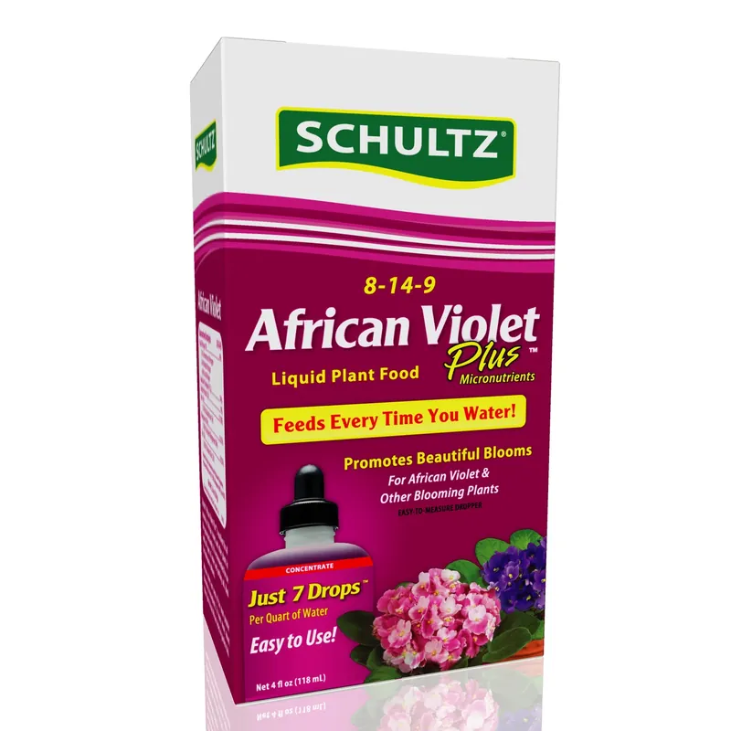 Liquid Plant Food, African Violet, 8-14-9 Formula, 4 Oz.