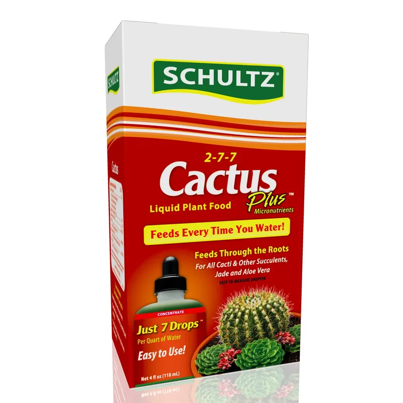 Liquid Plant Food, Cactus Plus, 2-7-7 Formula, 4 Oz.