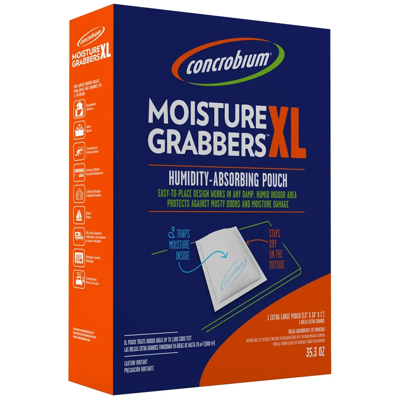 Concrobium Moisture Grabbers XL Humidity-Absorbing Pouch No Scent 35.3 Oz