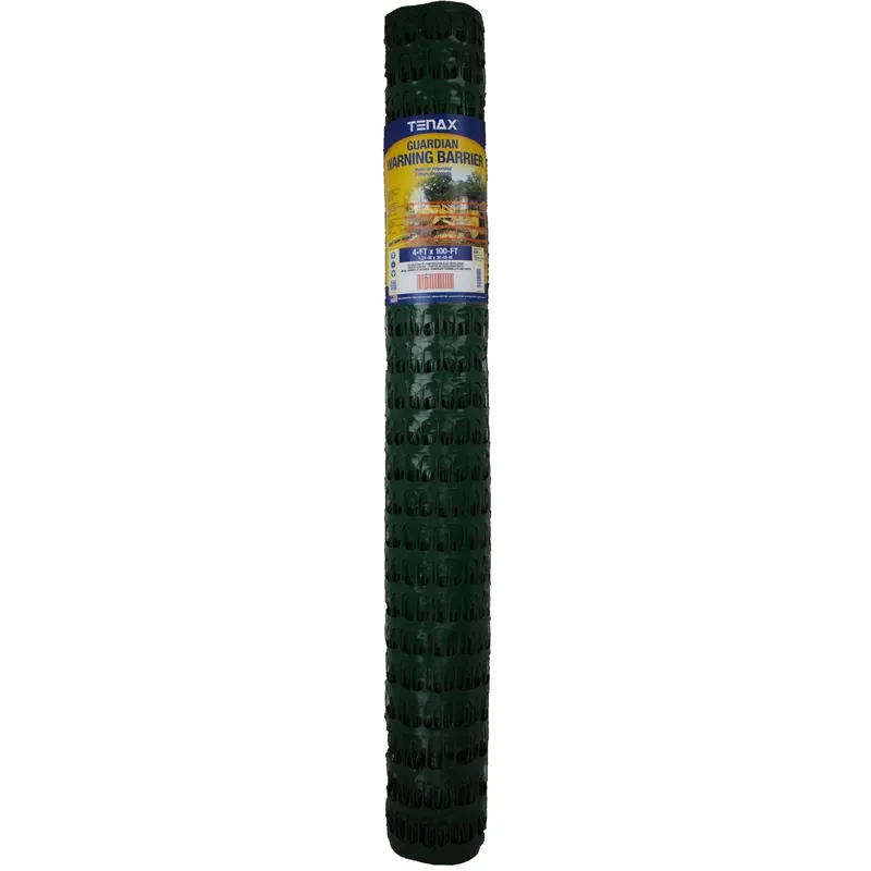 Guardian 4 Ft H X 100 Ft L Polyethylene Barrier Netting Green