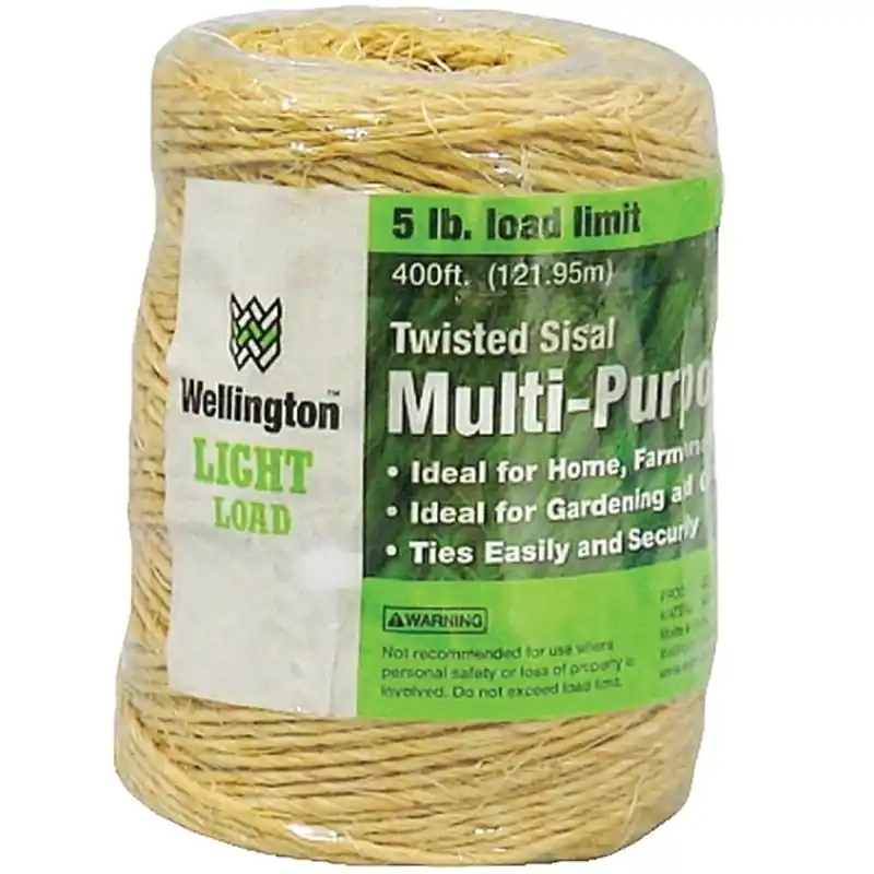 400 Ft Natural Twisted Sisal Twine - Durable And Biodegradable