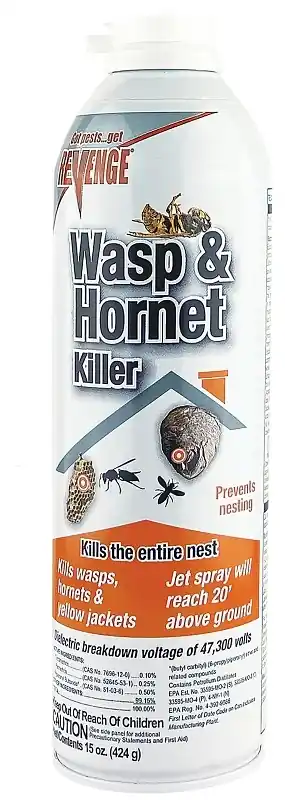 Revenge Wasp, Hornet & Yellow Jacket Killer, Kills Entire Nest, 15 Oz. Ready-to-Use Aerosol Spray