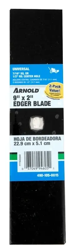 Arnold 1/2 In. D X 9 In. L Edger Blade