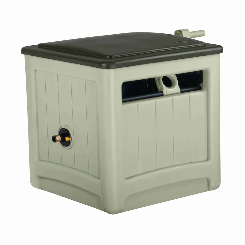 Smart Tube 225 Ft. Wheeled Hideaway Beige Hose Cabinet Smt212b
