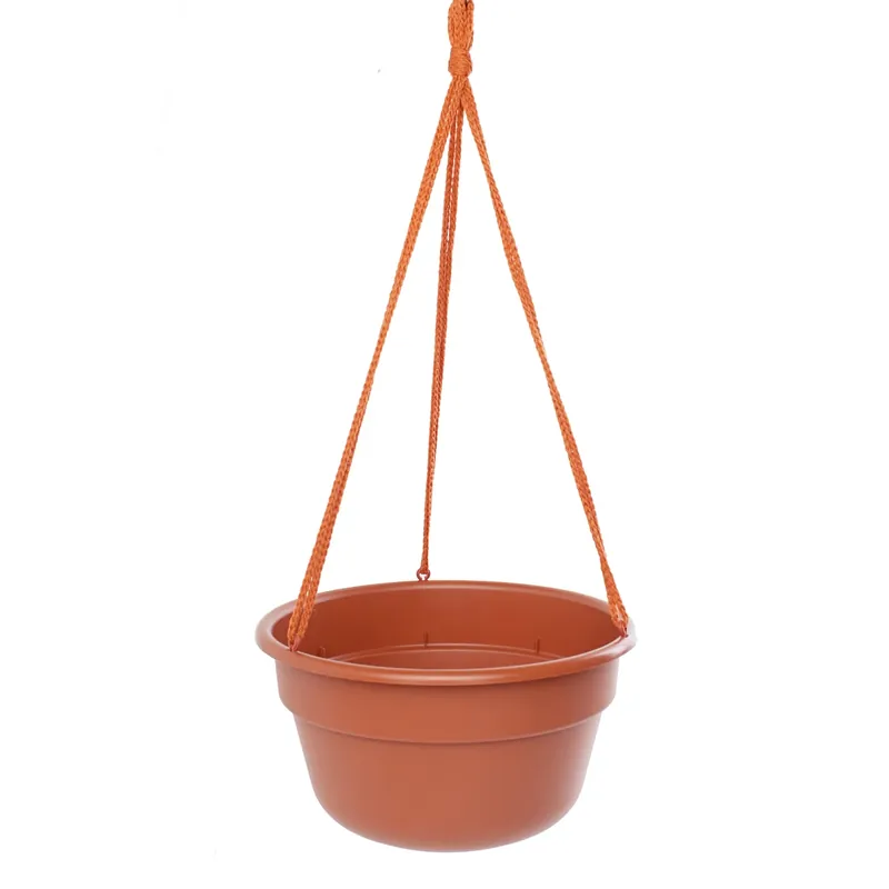 Bloem Dura Cotta 6.8 In. H X 12.5 In. W X 12.4 In. D Resin Hanging Basket Terracotta