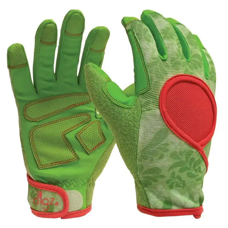 Digz Signature Women‘s Indoor/Outdoor Gardening Gloves Green L 1 Pk