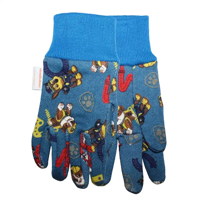 Jersey Gloves, Blue, Toddler Size